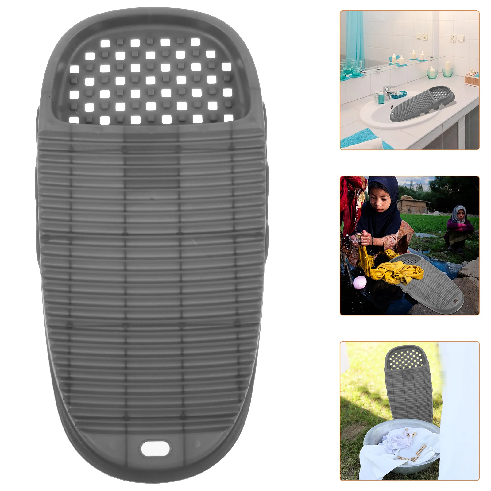 

Plastic Washboard For Hand Washing Clothes Portable Travel Laundry Board Nonslip Small Washing Board For Shirts Clothing