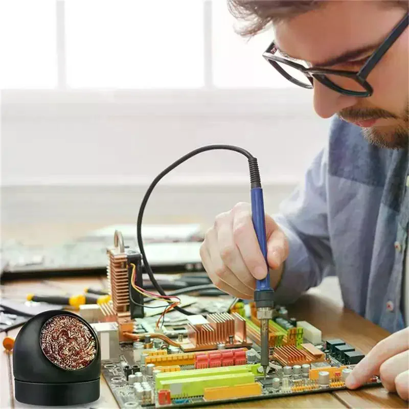구리 코일이 있는 철 팁 청소 볼, 튼튼한 홀더, DI - Diy Electronics Holder 리뷰 및 가격