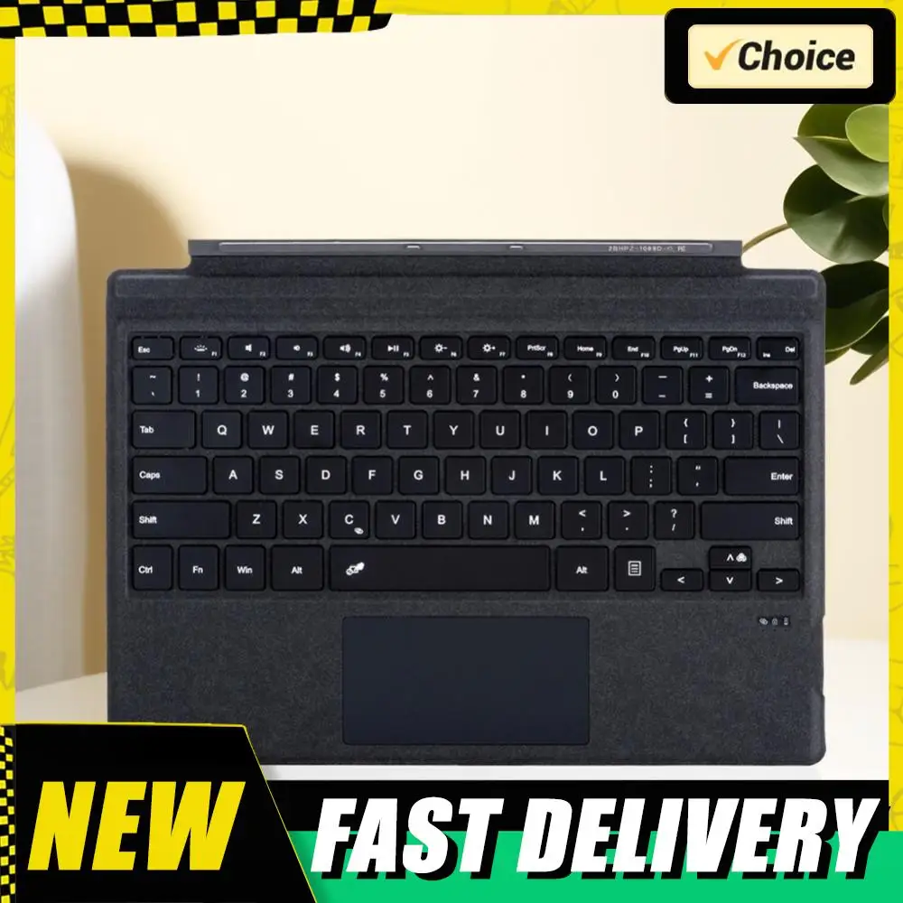 

Portable Wireless Keyboard Bluetooth-Compatible Type Cover Keyboard Trackpad Keyboard for Microsoft Surface Pro 3/4/5/6/7/7 Plus