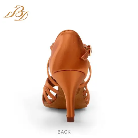 BD Dance Party Ballroom Dancing Shoes for Latin Style Social High Heels Dance Shoe Sandals Practice Sneakers Woman Luxury 2360B