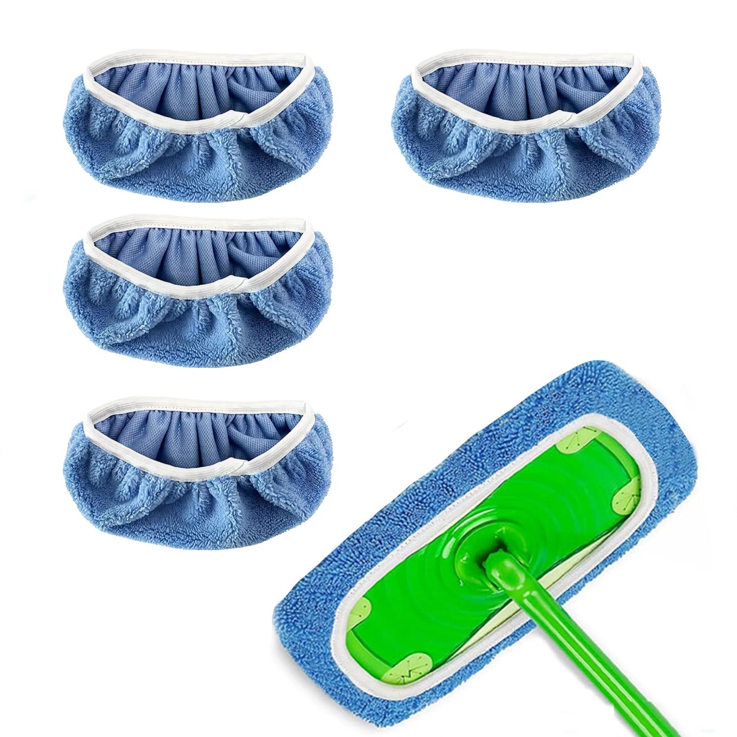 Mop Cover Universal Coral Velvet Broom Cover Cloth Floor Mop Reusable Microfiber Remove Dust Fast Dry Floor Cleaning Mops Cover