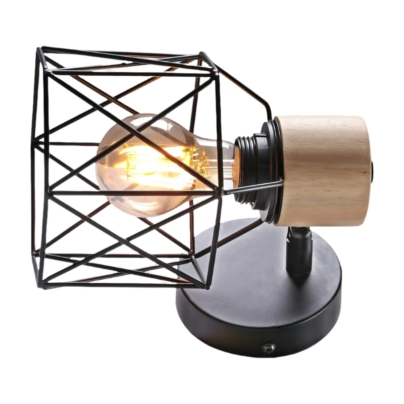 U55D Bedroom LED Wall Lamp Industrial Wall Sconce Light Background Light Bedroom Bedside Lamp Decoration Enduring