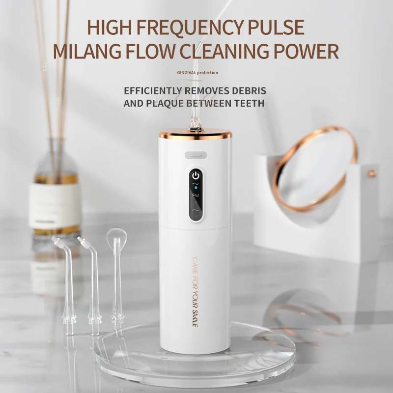 

Rechargeable Electric Water Dental flosser Irrigator water flossers for tooth clean machine with nozzles water flossee for brace