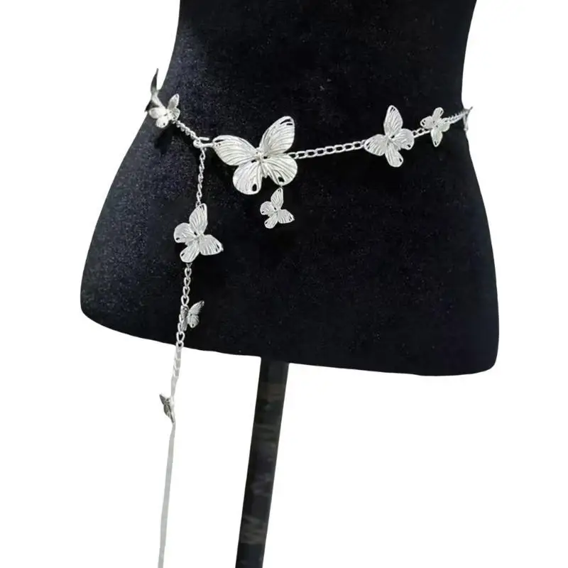 652F حساسة اللؤلؤ التقليد سلسلة الخصر سلسلة الجسم المألوف يمكن ارتداؤها الخصر الديكور الحلو الفتيات الخصر مجوهرات حلية #5