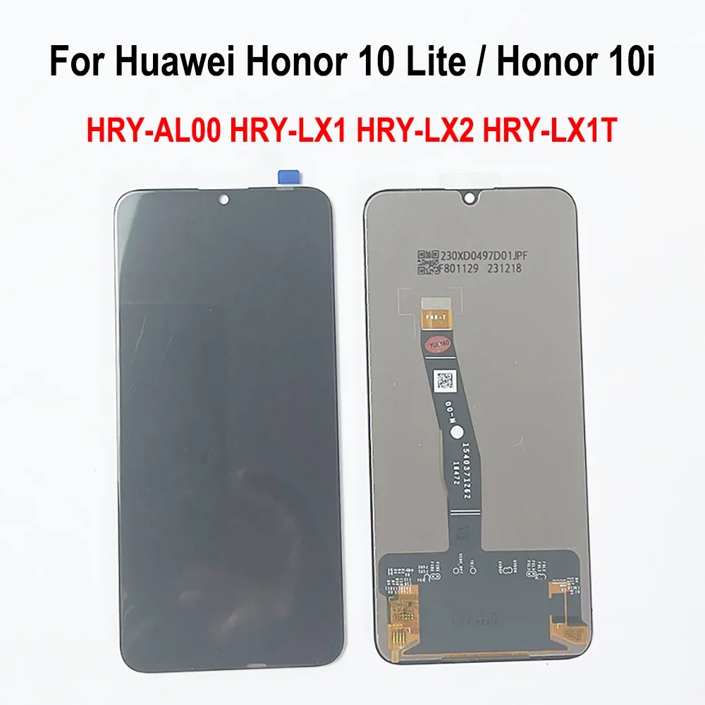 Дисплей GEFENSI для Huawei Honor 10 Lite, ЖК-дисплей, сенсорный экран для Huawei Honor 10i, ЖК-дисплей, дигитайзер в сборе, замена