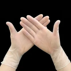 100 Pieces Disposable Food Plastic Gloves Kitchen Accessories For Restaurant BBQ Party Supplies