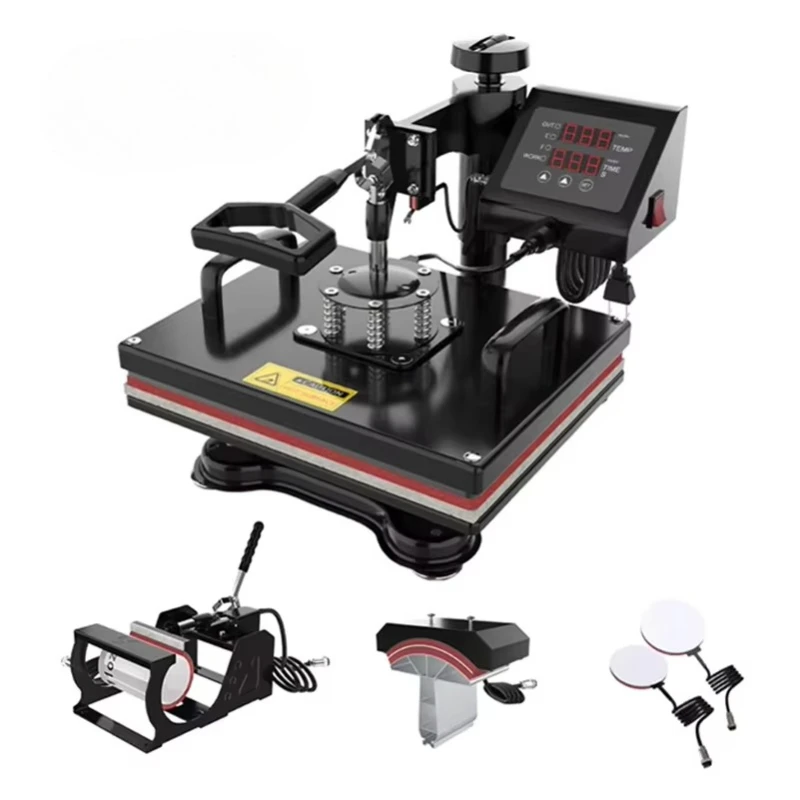 Multifunctional bronzing machine 5 in 1 hot press cup printing machine factory direct sales 38 * 38 cm