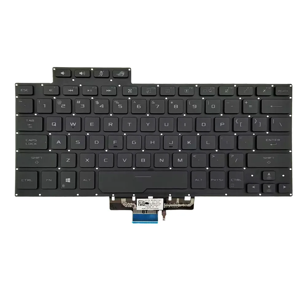 New US Keyboard for ASUS Zephyrus G14 GA401 GA401U GA401IQM 8037B0169701 Backlit