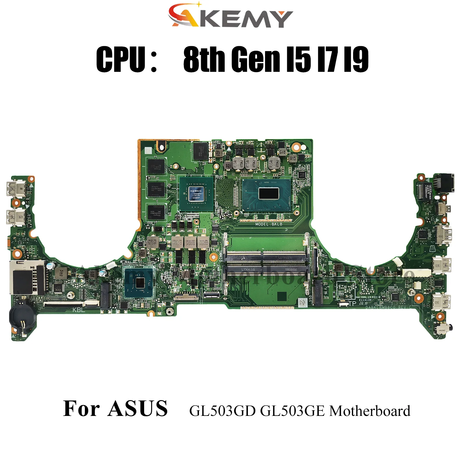 

Материнская плата для ноутбука GL503GE для ASUS ROG Strix GL503GD GL503G GL503GE, материнская плата для ноутбука с процессором I5 I7 I9, тест ОК, быстрая доставка