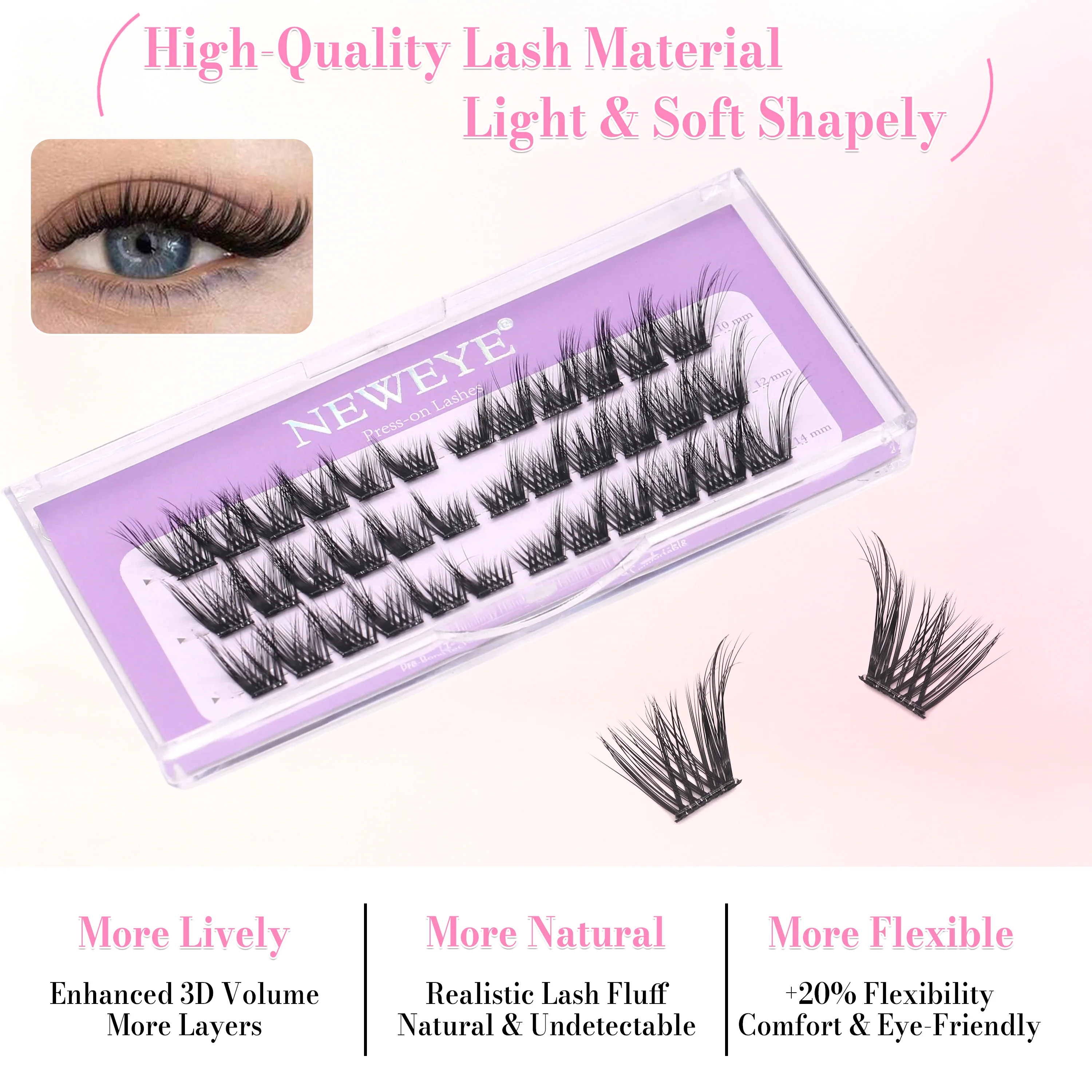 도매 개인용 패셔너블한 두껍고 볼륨감 있는 코스프레용 - Eyelash Extension No 8 리뷰 및 가격