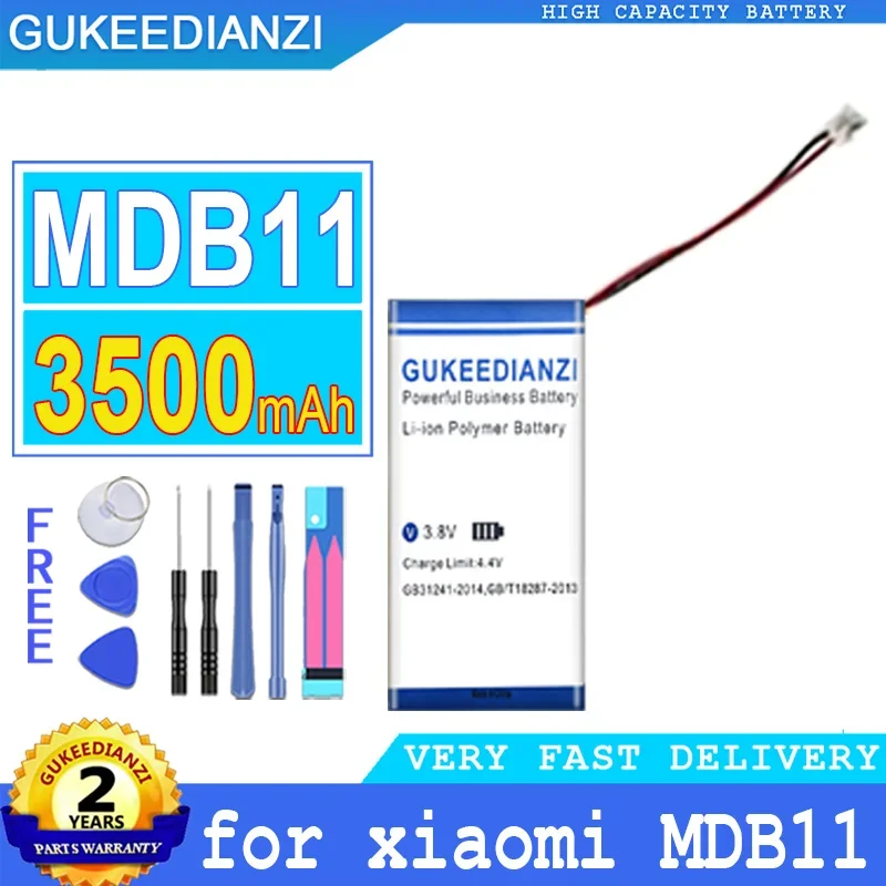 

3500mAh GUKEEDIANZI Battery for xiaomi MDB11 the doorbell Big Power bateria