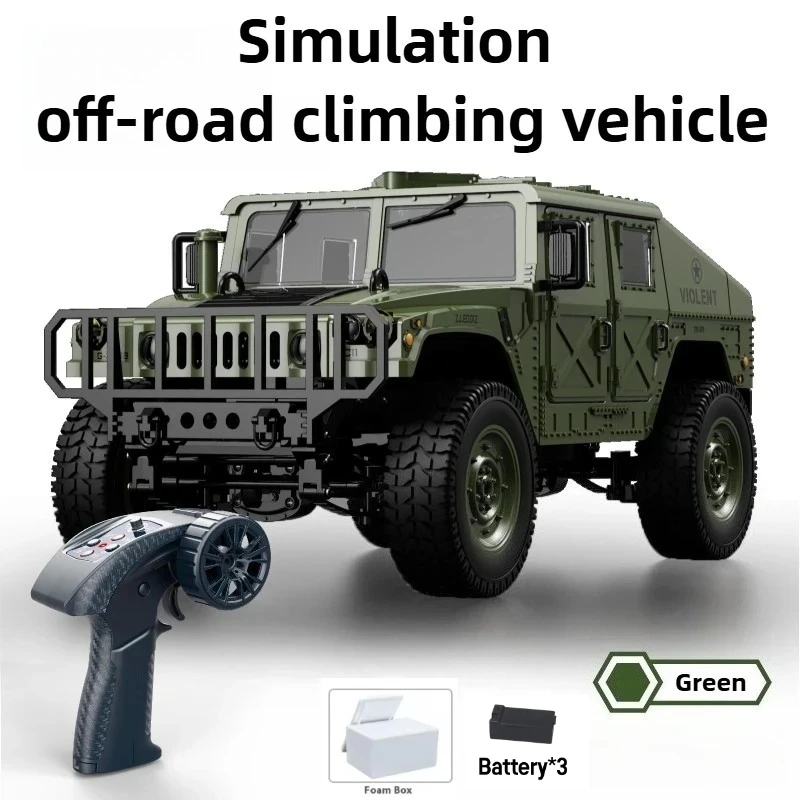 

JJRC C8835 1:16 4x4 Remote Control Car 3 Batteries All-Terrain Off-Road Climber with LED Lights for Off-Road Adventure Toy