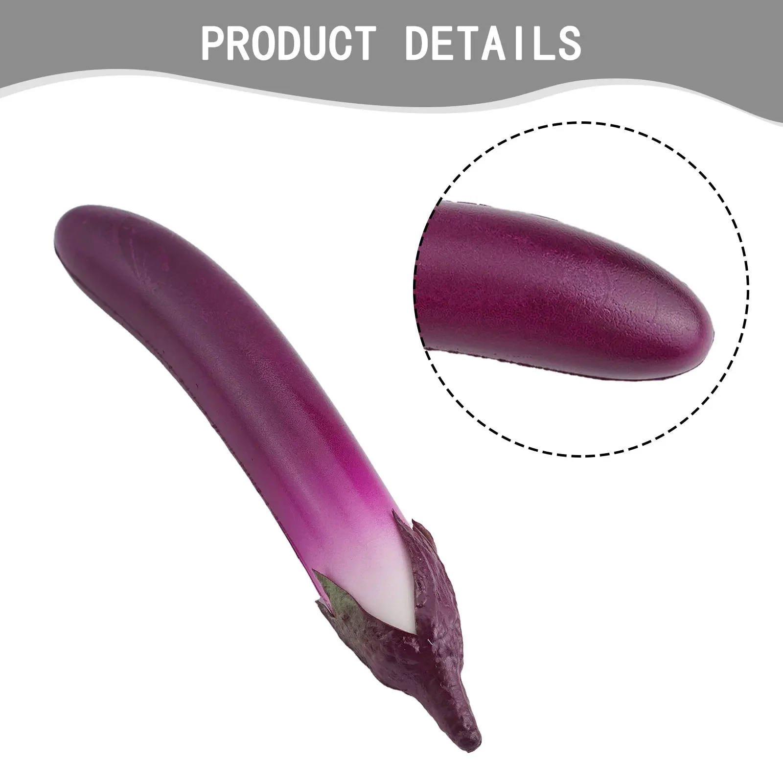 1pc Artificial Fake Cucumber Aubergine Hotel Restaurant Decor Vegetables Photo Props Festive Party Supplies