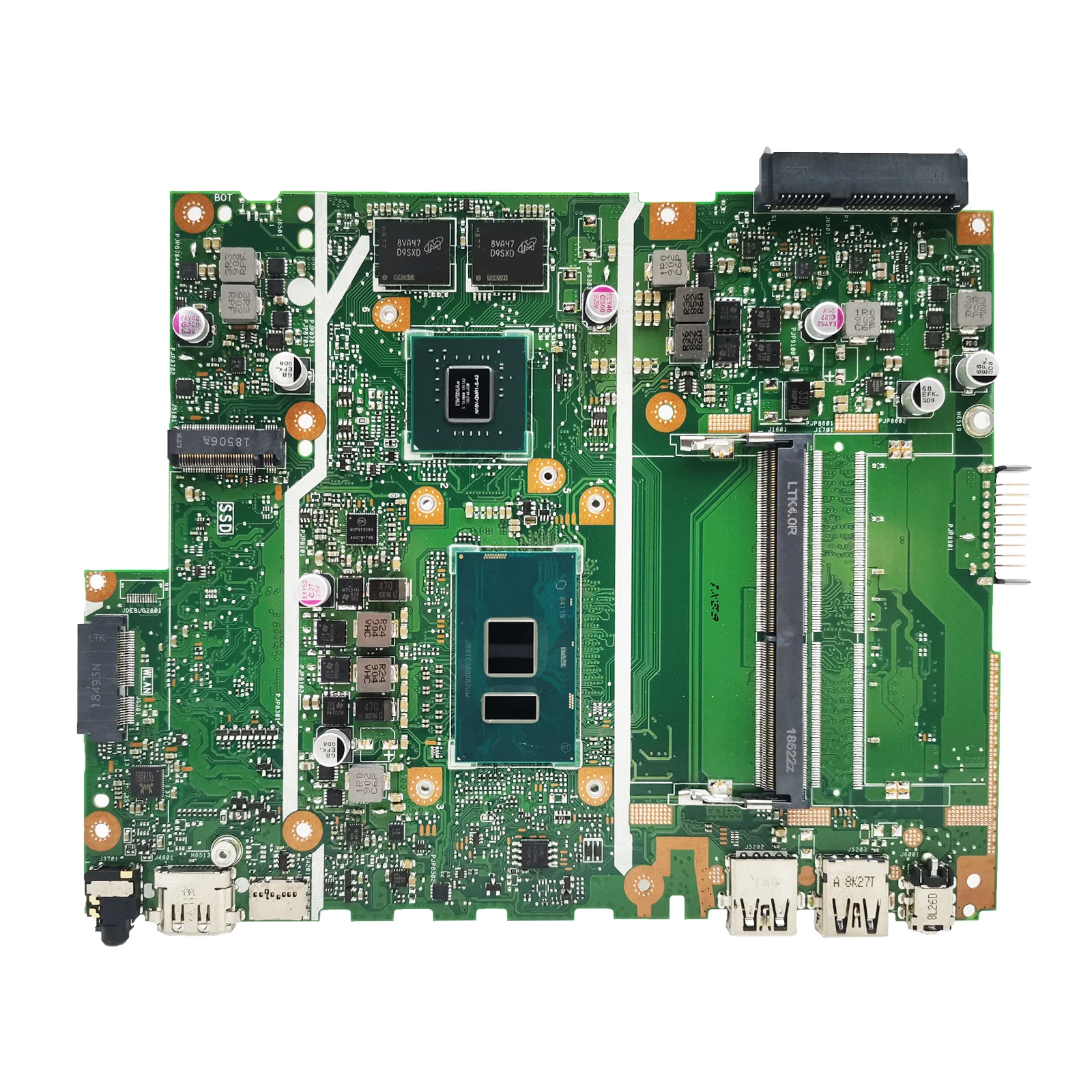 Imagem -02 - Notebook Mainboard para Asus X507ubr X507ub X507ufr X507uar Y5000ub Portátil Placa-mãe i5 i7 6th Gen Cpu X507uf