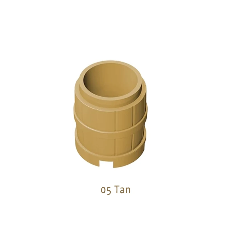 10PCS/LOT 2489/26170 Barrel 2x2x1.667 Small Particle Puzzle Building Block Parts