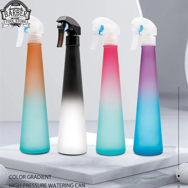 Gradient Plastic Alcohol Disinfection Director Sprayer Fine Empty Refillable High Pressure Spray Bottle Planting Watering Can