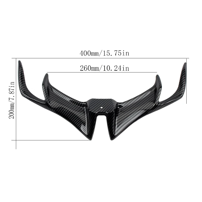 Motorcycle Front Fairing ABS Aerodynamic Winglets Lower Protection Guard Cover For Most Motorbike Modification DropShipping