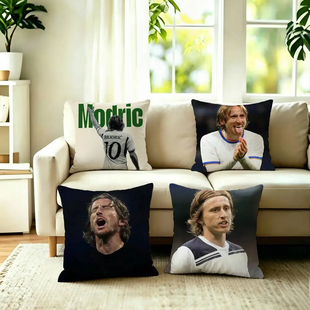 Наволочка для подушки The Magician Luka Modric, квадратная двусторонняя наволочка для дивана, наволочка для спальни, прикроватная подушка