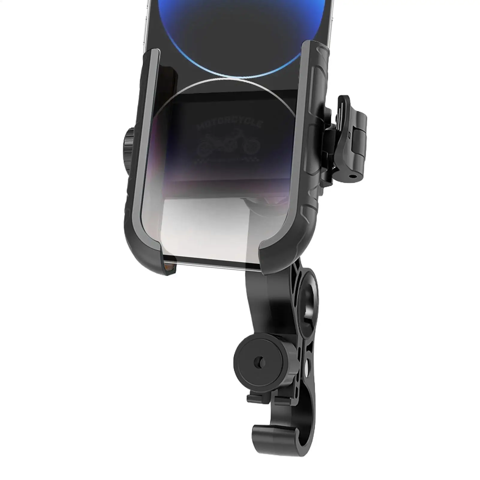 

Scooter Phone Holder Handlebar Cellphone Clamp Bike Phone Holder For Birthday Racing Navigation Commuting Touring Sport Music