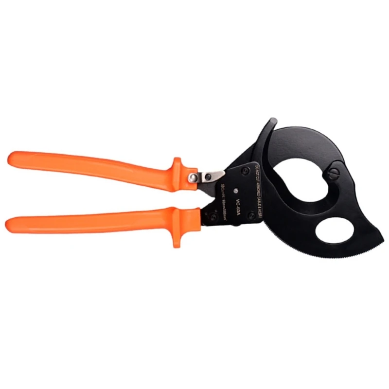 User Friendly Ratcheting Cable Cutter Perfect for Electricians, Maintenance Tasks, DIY Projects Suitable for Metal Cable