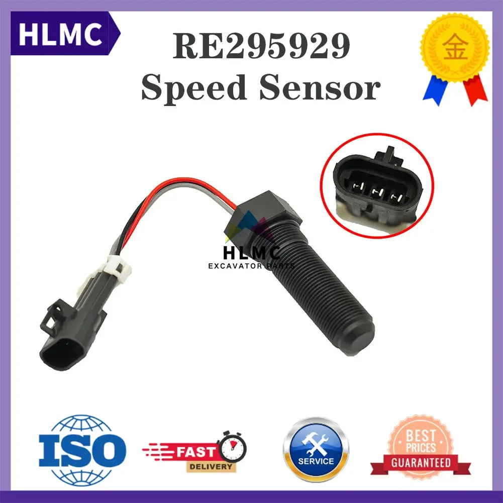 Wheel Speed Sensor RE295929 Compatible with Harvesters CP690 CS690 7660 7760 Tractors 5045E 5055E 5060E 5065E 6140D