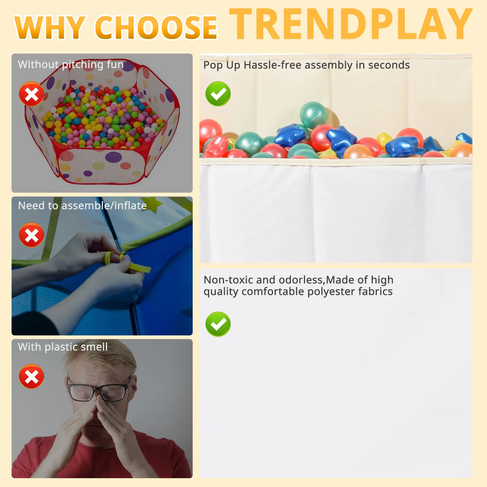 1pc Roze/Wit Opvouwbare Rechthoekige Droge Zwembad Ballenbak Oceaan Bal Kinderbox Ballenbad Speeltuin Speelgoed Voor Kinderen Verjaardagscadeautjes