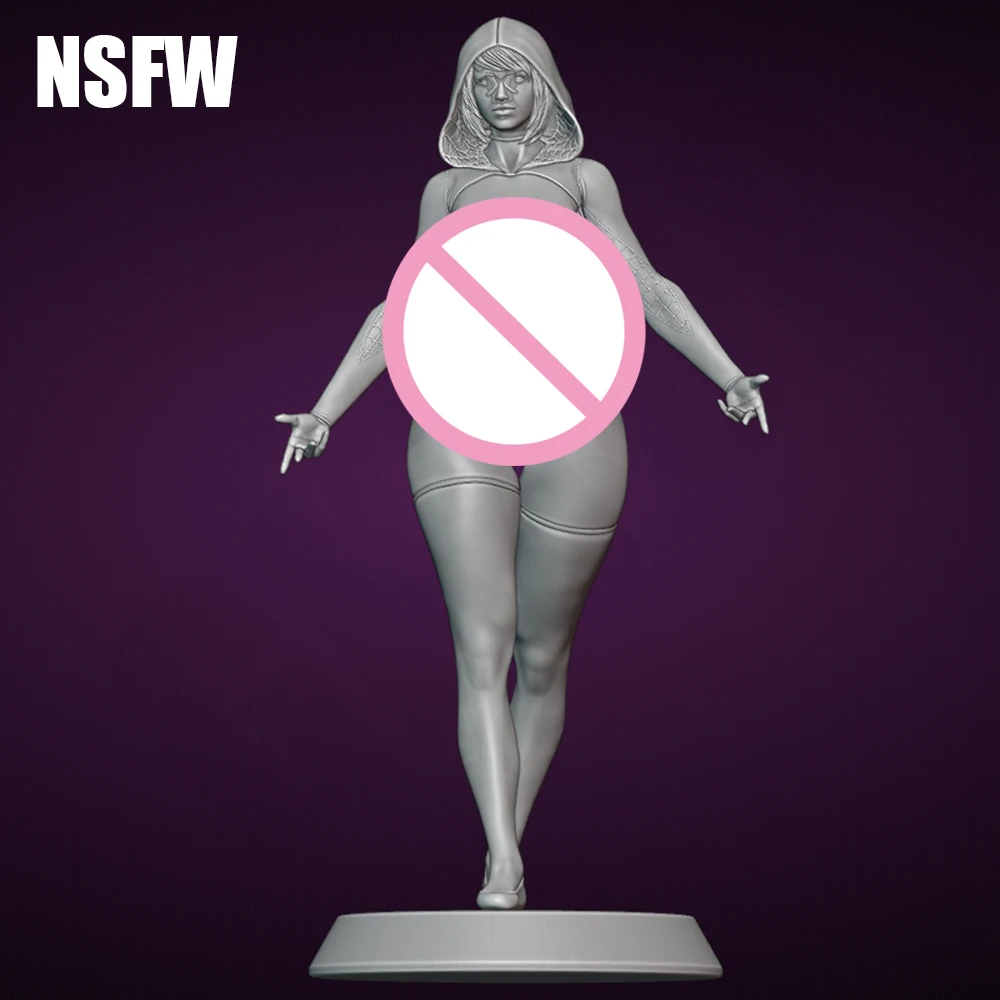 Figurine Sexy Lady GwenNSFW en résine, jouet artisanal, Statue de réduction Miniature non assemblée, Kits non peints, 1/24