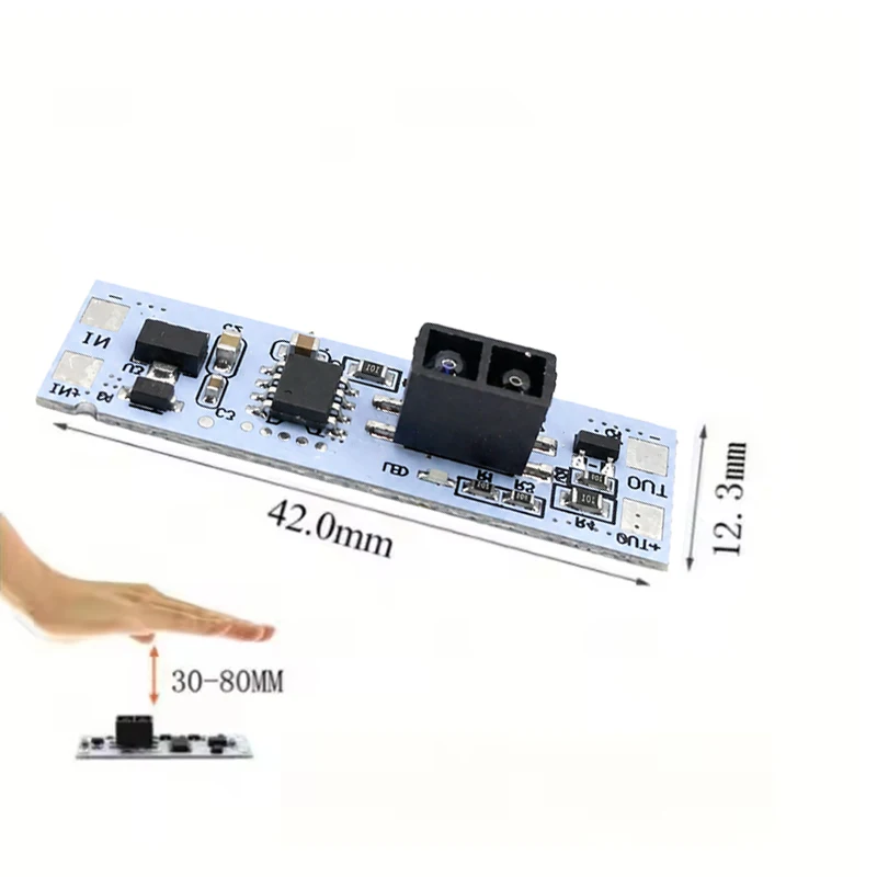 Capacitive Touch Sensor Switch LED Dimming Control Lamps DC 5V 24V Sweep Dimmer Hand Sweep Switch Module For Smart Home Lamps