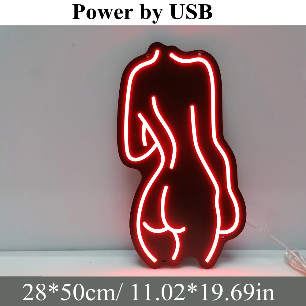Sexy Lady Neon Sign Super Bright Acryl Handgemaakte Led Neon Light voor Etalage Winkel Display Bier Bar Nachtclub Opening Gift