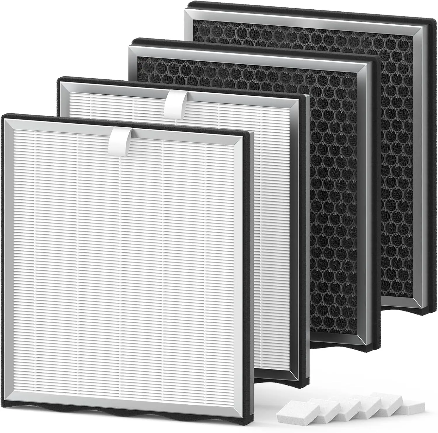 

Комплект из 4 сменных фильтров H13 HEPA и с активированным углем для очистителей воздуха, совместимых с моделями APH4000