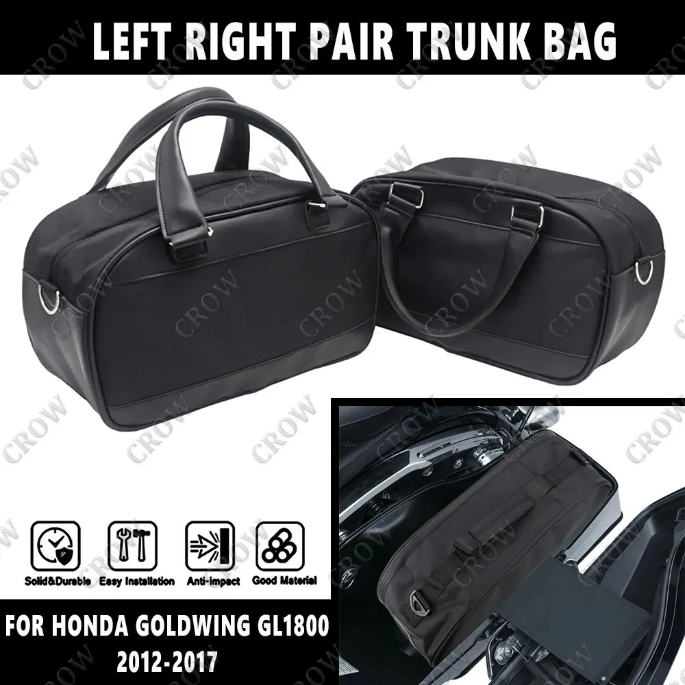 

For Honda Jinyi GL1800 GL 1800 2017 2016 2014 2013 2012 New Motorcycle Bag With Left And Right Double Row Saddle Lining