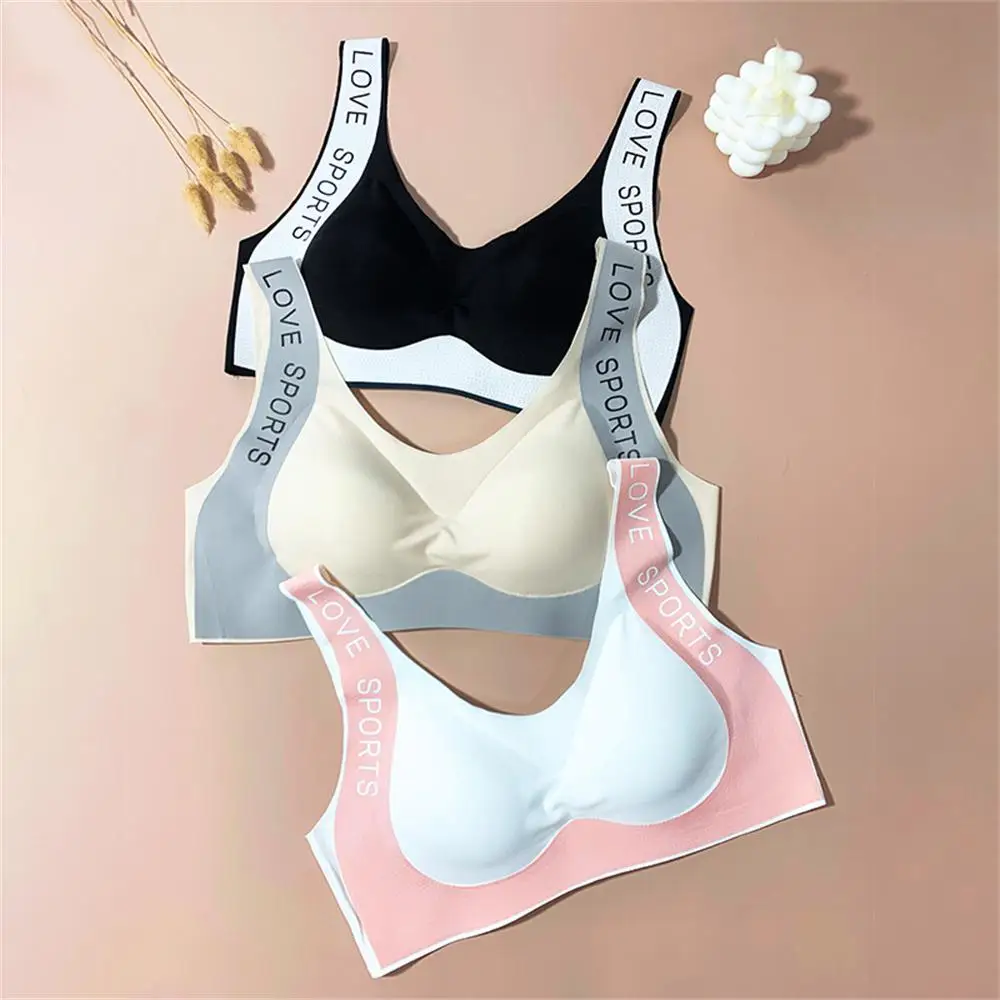 Women Sport Yoga Bra Seamless Ladies Underwear Large U Sports Bra For Cup Running Yoga Gym Crop Top Female Sportswear Brassiere