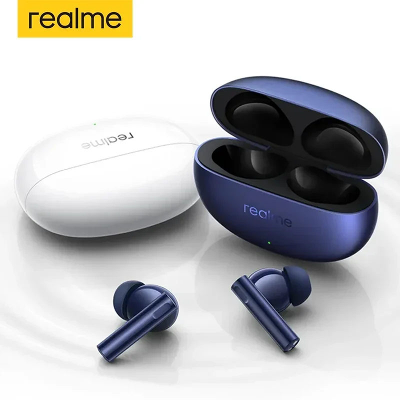 

Realme Buds Air 5 Earphones Wireless Bluetooth 5.3 Headphones TWS Hifi Active Noise Reduction Earbuds Low Latency Headset Gaming