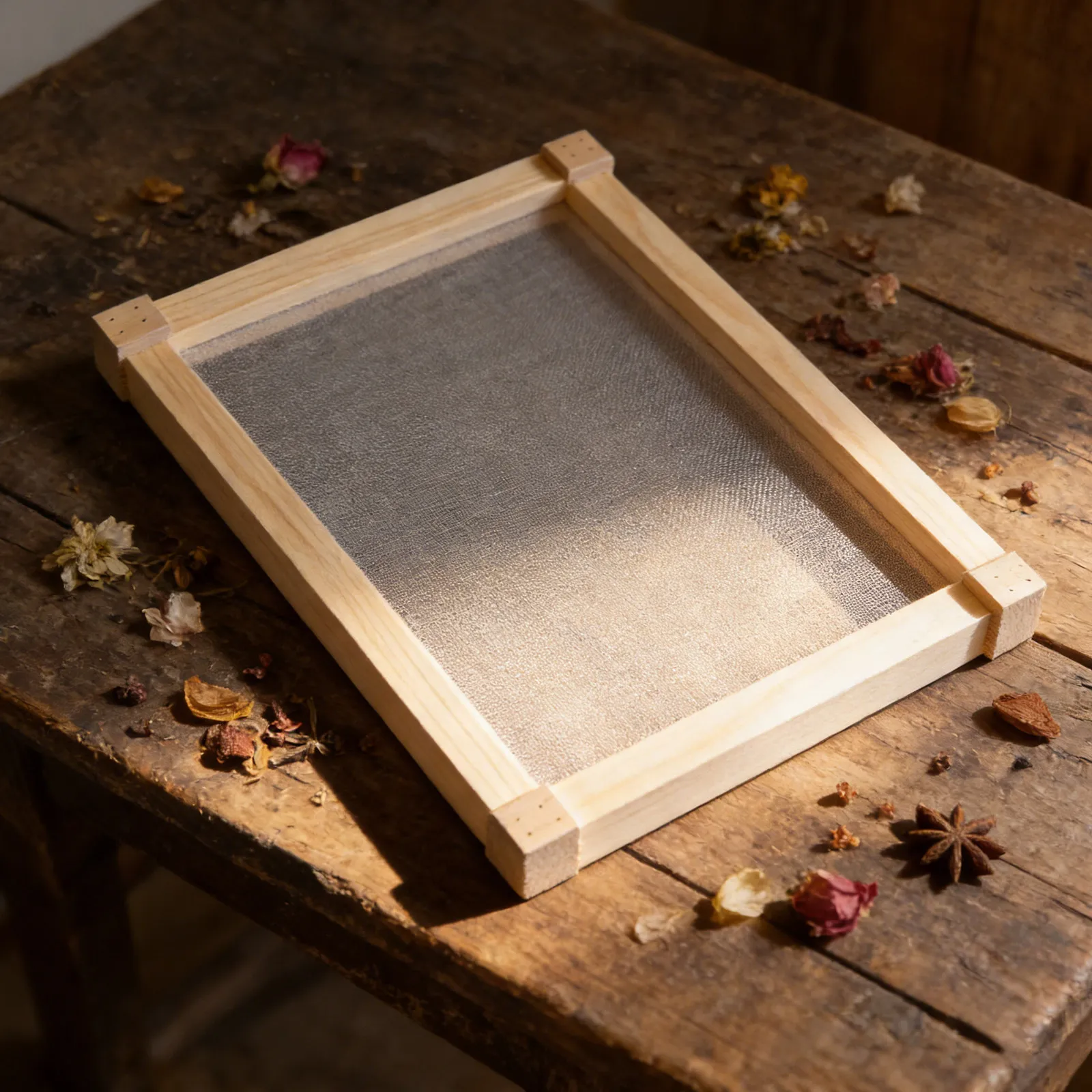 plateau-en-maille-rectangulaire-pour-la-fabrication-d'encens-avec-cadre-en-bois-robuste-1575x116-pouces-ecran-de-sechage-portable-et-empilable-pour-l'encens-diy