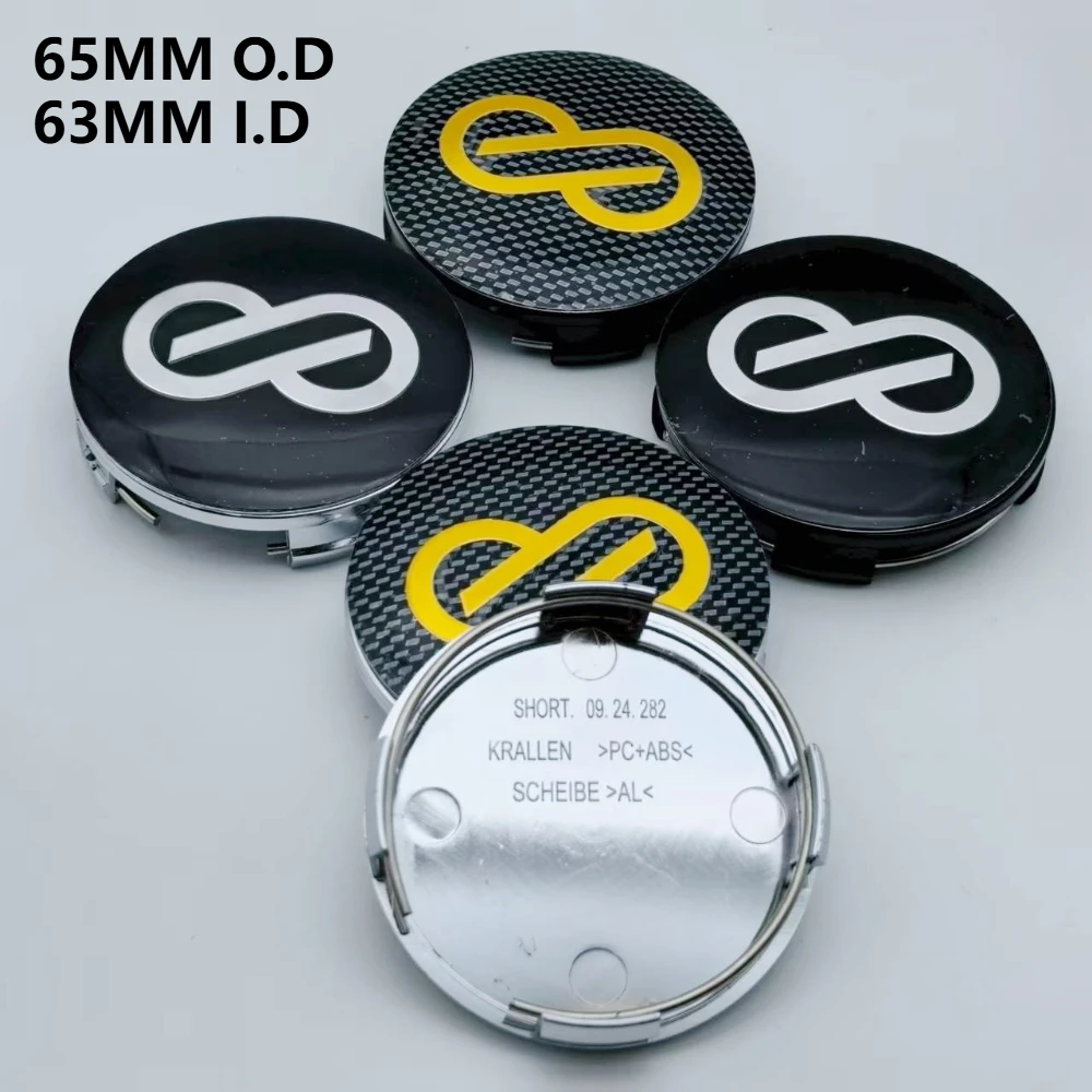 

4pcs 65MM (63MM I.D) JDM ENKEI Logo Emblem Car Wheel Center Caps Accessories for Wheels Hub Lid Rim Hubcaps Centre Cover Replace