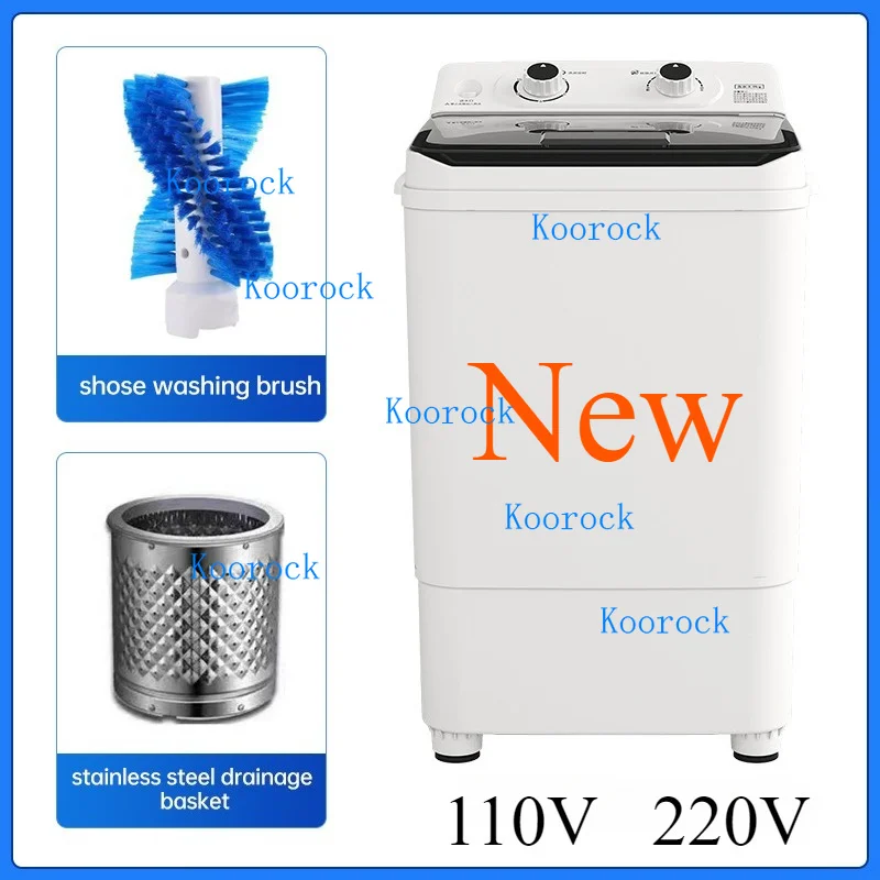 8KG washing machine, large capacity, 110V 220V for household use, washing bed sheets, duvet covers, down jackets Customized