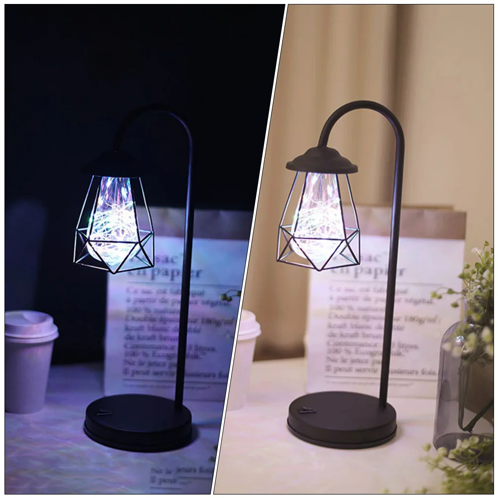 

Home Retro Desk Lamp Vintage Decorative USB Light Bedside Creative Night Office Table