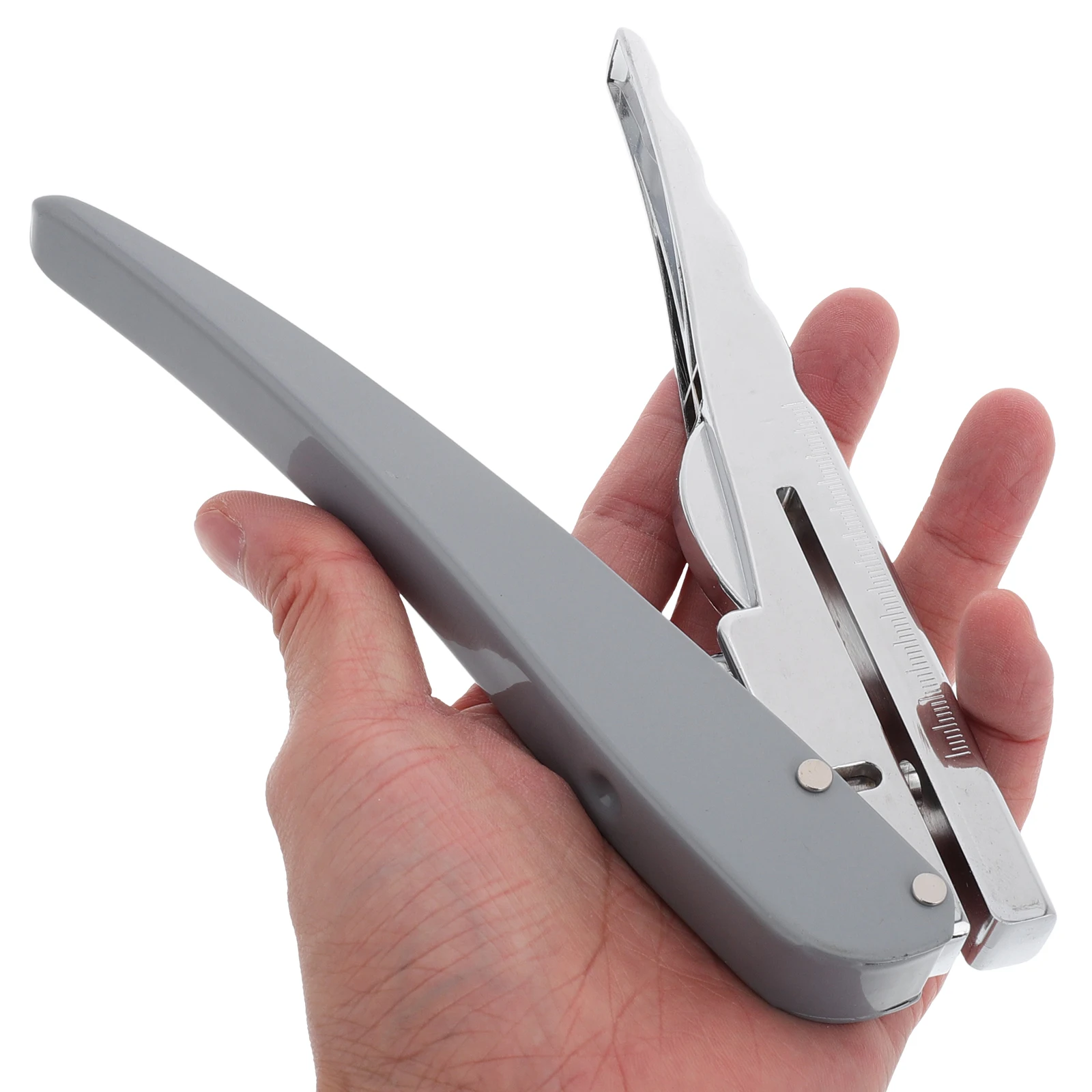 

Circle Hand Held Paper Punch Pliers for Student Papers PVC Cards Precise Single Hole Design Compatible Looseleaf Binders Fine