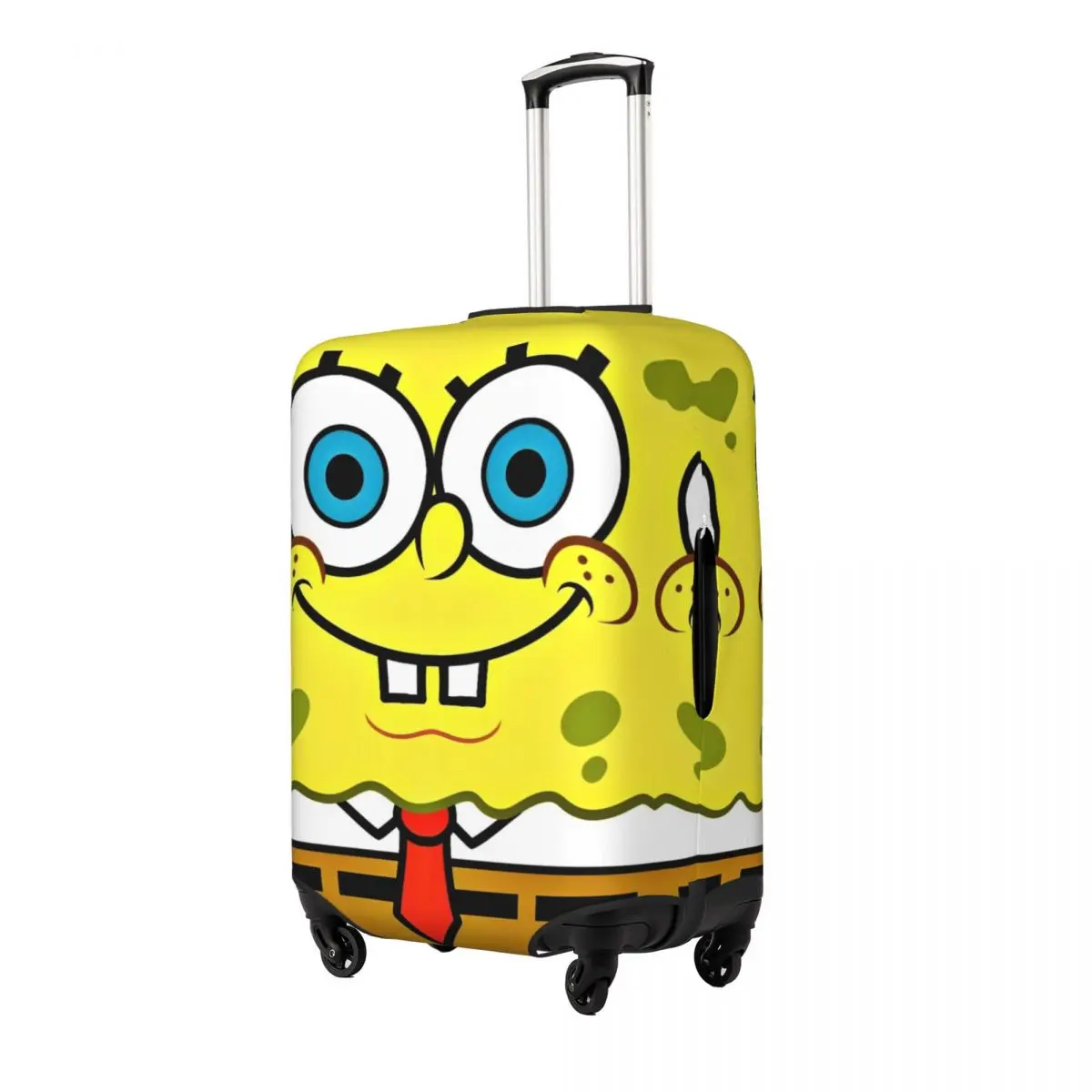 Cartoon SpongeBob SquarePants Suitcase Cover Holiday Useful Luggage Supplies Cruise Trip Protection