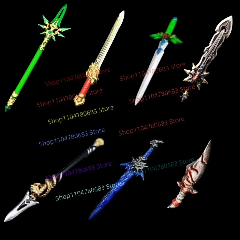 MOC Bouwstenen Dragon Roar Sword Gentian Gun Mini Figuur Assemblagemodel Anime Cartoon Accessoires Collectible Toy Gift