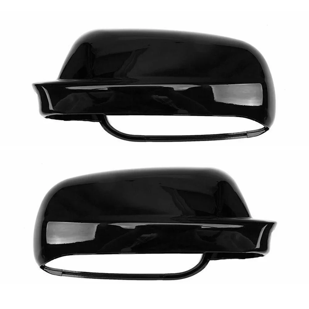 Auto Side Wing Mirror Caps for VW GOLF IV for JETTA MK4 2000-2005 Bora PASSAT B5 1998-2001 GTI 4 Black Cover Rabbit