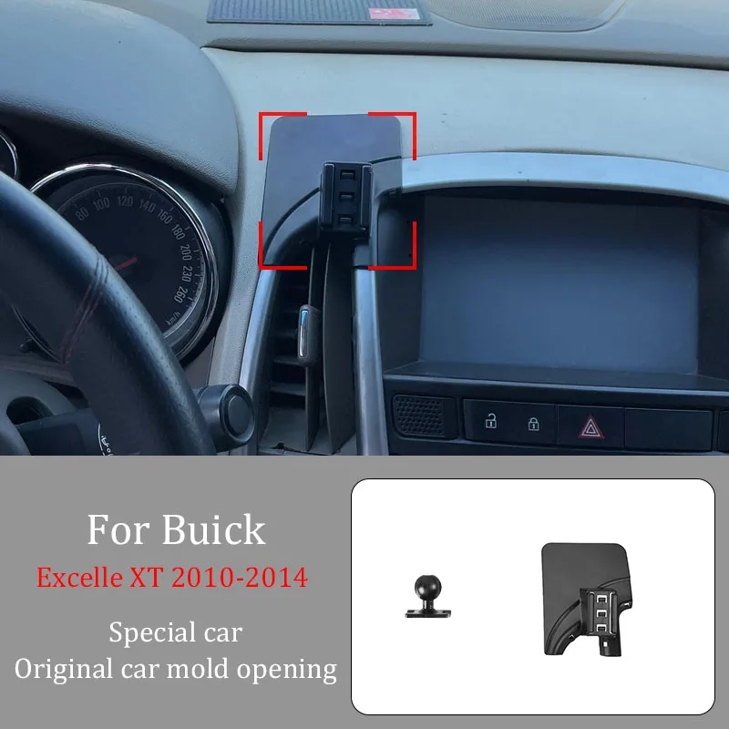 For Buick Excelle XT  10-14 Car Infrared Induction Mobile Phone Wireless Charging Bracket DIY Custom Pattern Navigation Bracket