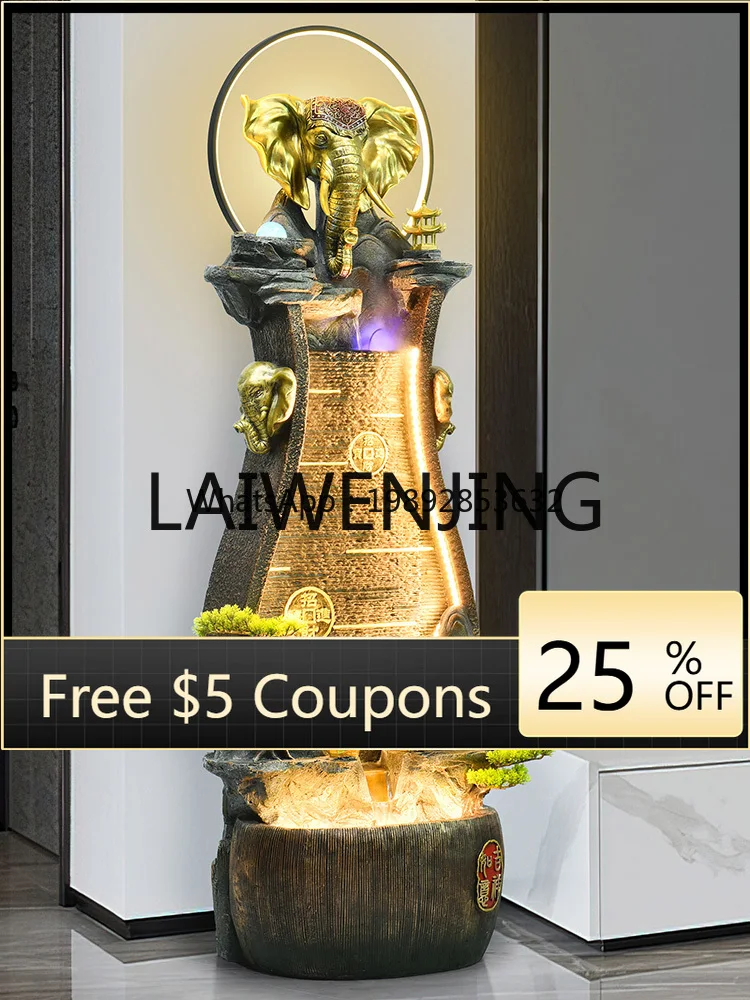 

7ZSP Lucky Water Elephant Decoration Humidifier Decoration Housewarming Opening-up Gifts