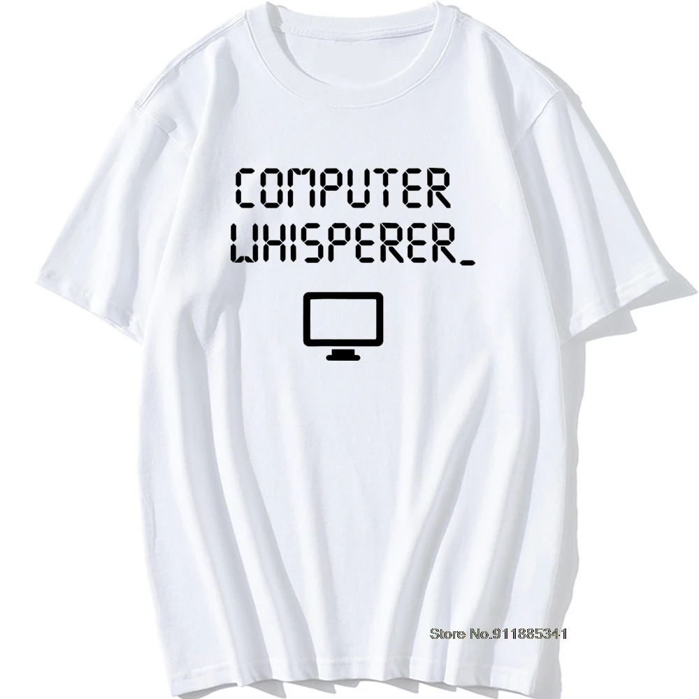 Computer Tech Support Geeks Funny IT T-Shirt Gifts Unisex Graphic Vintage Cool Cotton Short Sleeve T Shirts O-Neck Harajuku