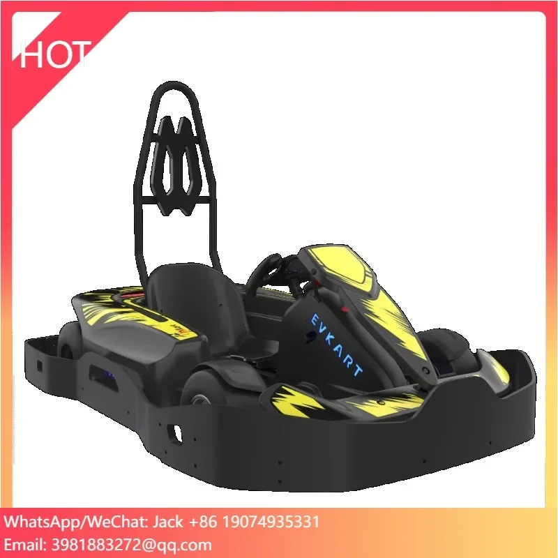2025CAMMUS Professional Racing Electric Go Kart for Kids Adults Indoor Barrier Track Wholesale Racer Pedal Go Kart