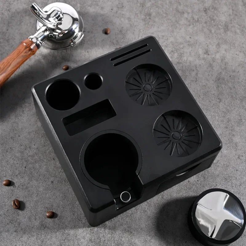 51/54/58Mm Coffee Tamper Station Portafilter Holder Stand Mat for Delonghi BrevilleE61 Espresso Barista Tools Accessories