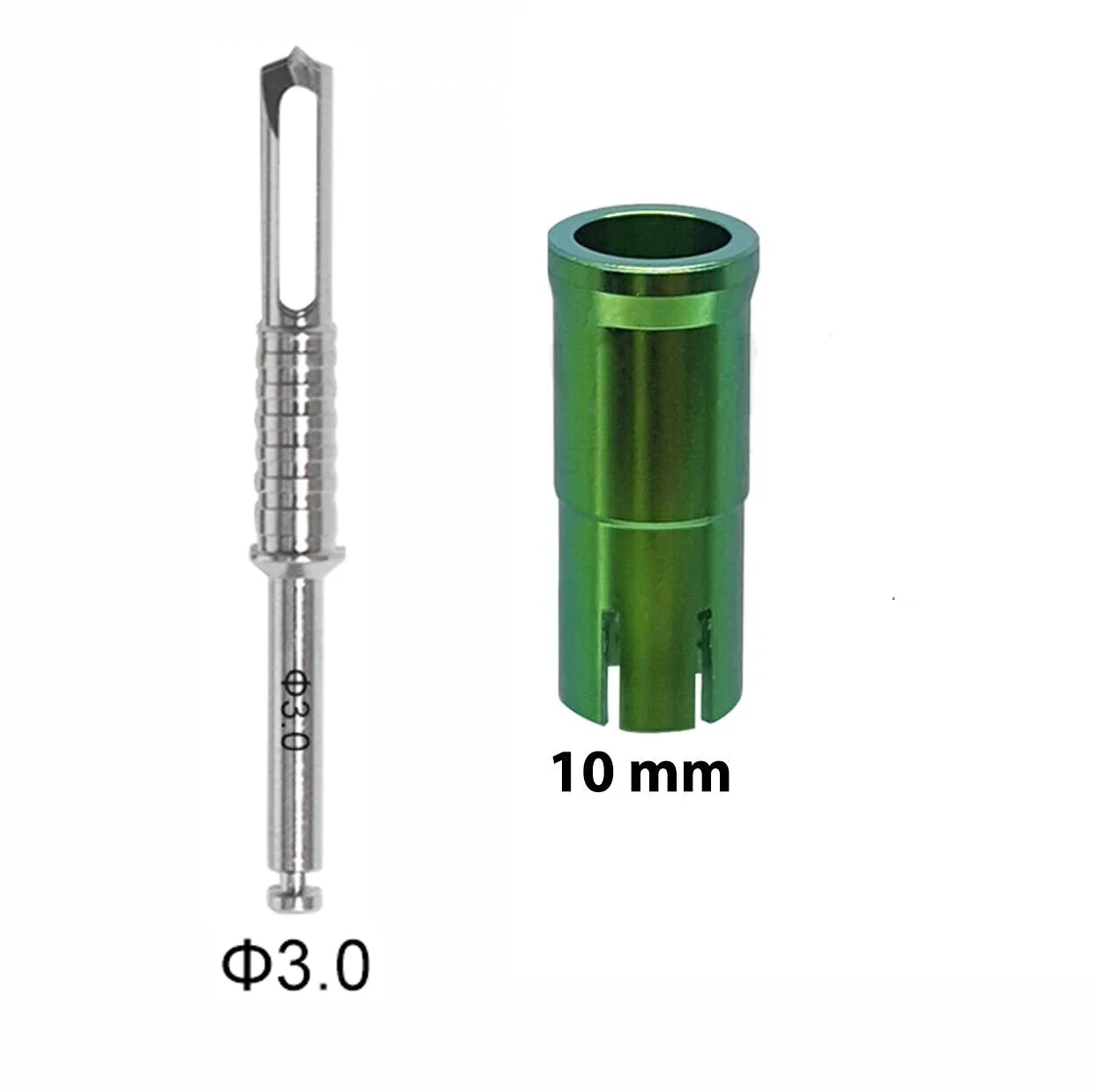 Dental Self-Grinding Bone Connector Implant Autologous Drill Bone Collector Chip Marker Drill Surgical Sinus Lift 5.0 Mm