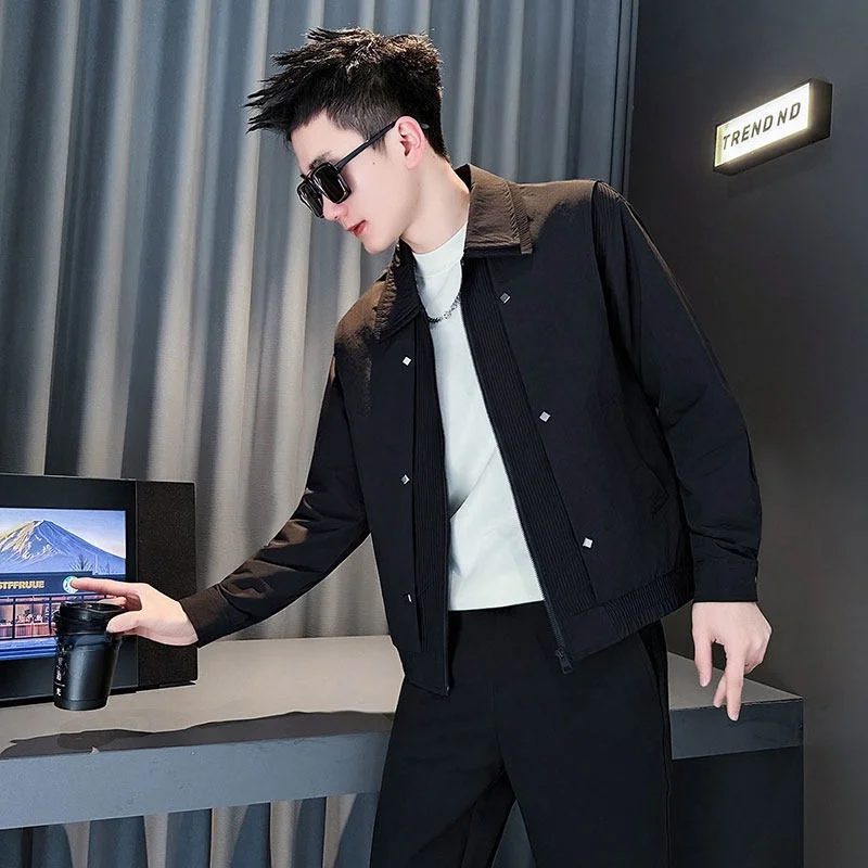 

Мужская куртка Slim Fit размеров XS-S, демисезонная, из полиэстера, нейлона и композитного волокна, повседневная, ветрозащитная