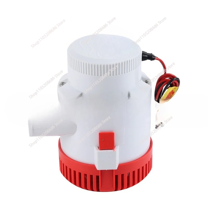 High Flow Submersible Bilge Pump Boat Marine Plumbing Electric Water Pump Mini Marine Bilge Water Pump 12V/24V 32A/22A 8M G4700