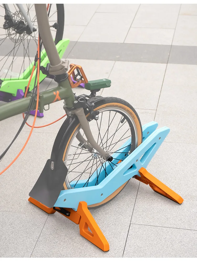 Bicycle Parking Racks Adjustable Anti-Slip ABS Indoor MTB Floor Stand Universal Cycling Storage Road Mountain Bike Accessories